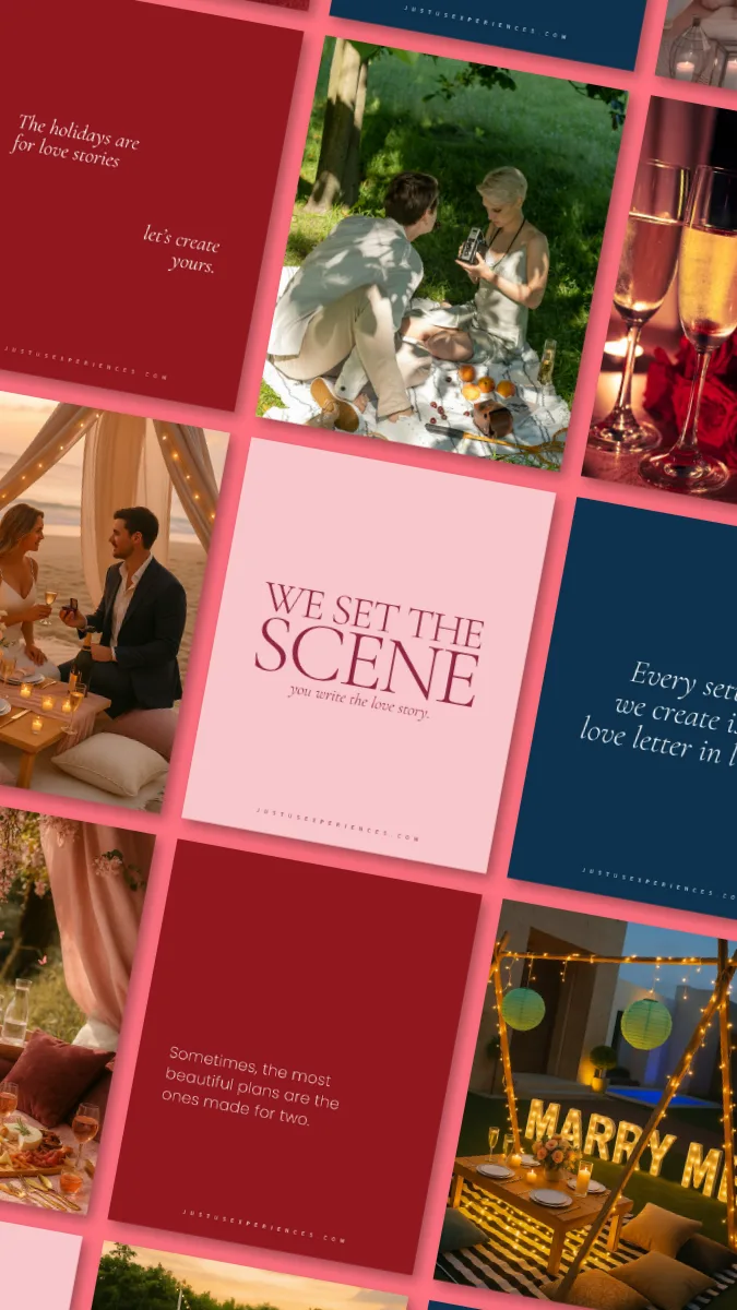 Event Content Creation project preview — polished visual content for an events company
